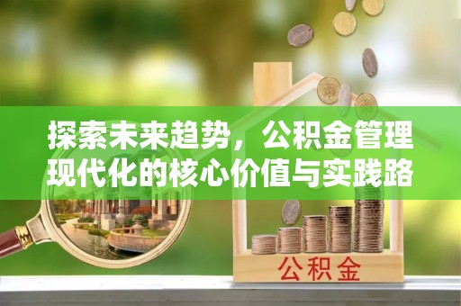 石峰探索未来趋势，公积金管理现代化的核心价值与实践路径