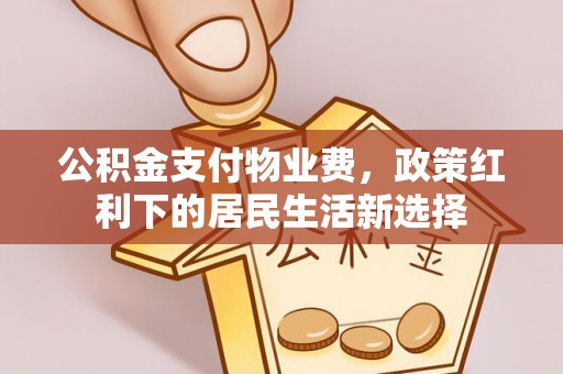 石峰公积金支付物业费，政策红利下的居民生活新选择